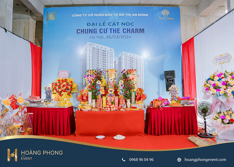 tổ chức lễ cất nóc trọn gói