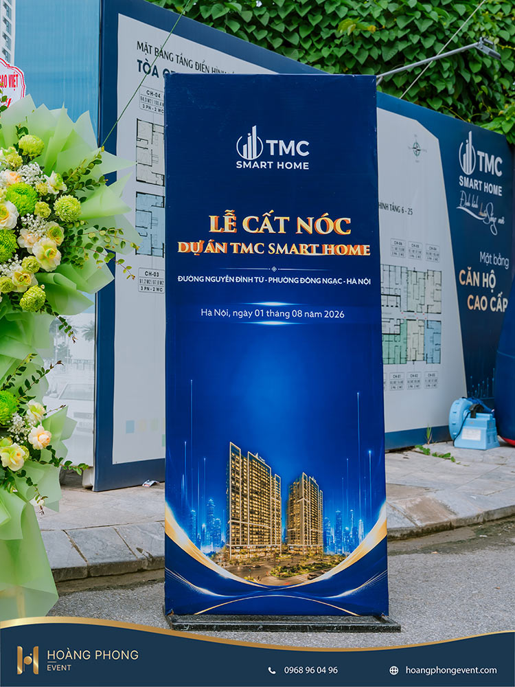 tổ chức lễ cất nóc chung cư tại Hà Nội