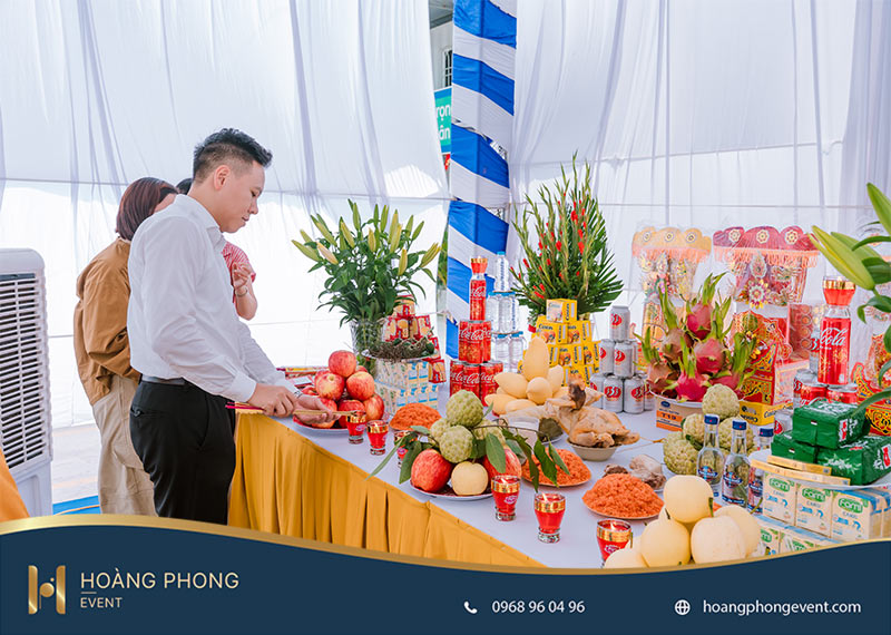 tổ chức lễ cất nóc dự án