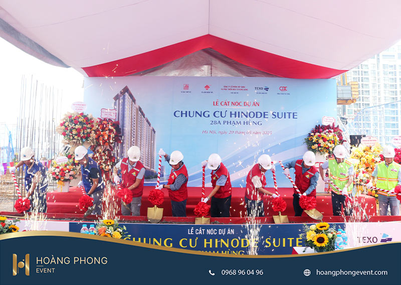 tổ chức lễ cất nóc công trình