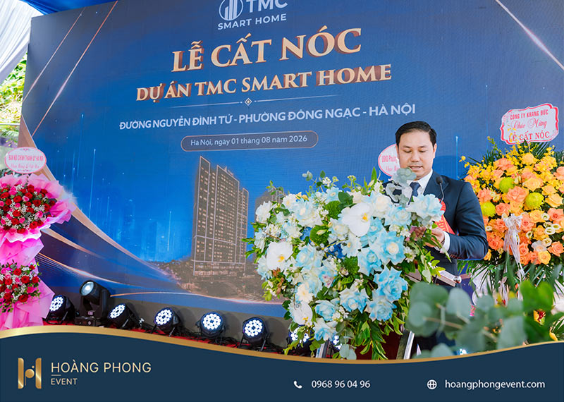 tổ chức lễ cất nóc chung cư