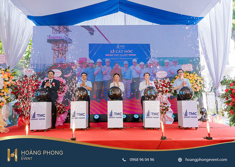 tổ chức lễ cất nóc công trình