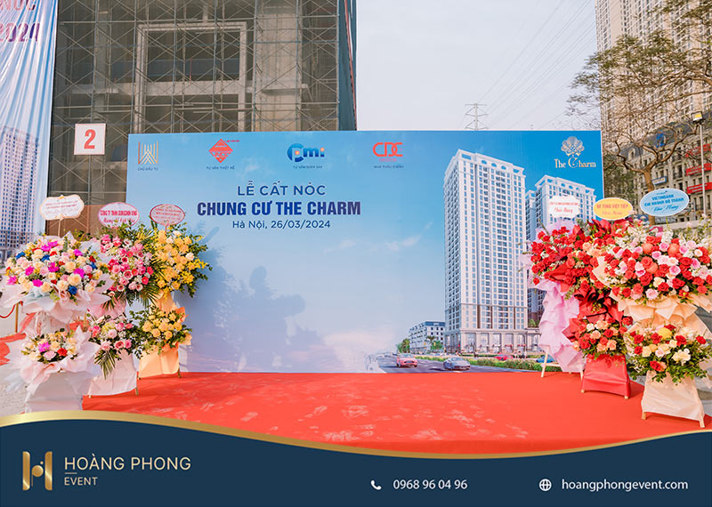 dịch vụ tổ chức lễ cất nóc chung cư