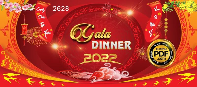 thiết kế backdrop gala dinner