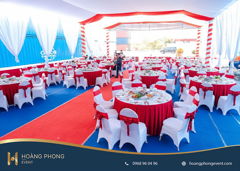 dịch vụ cho thuê bàn ghế khai trương
