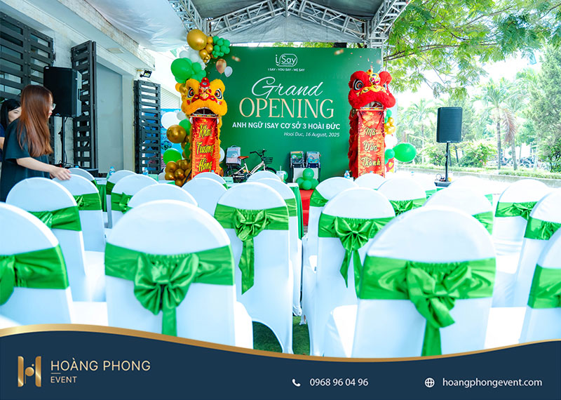 bảng giá thuê bàn ghé khai trương