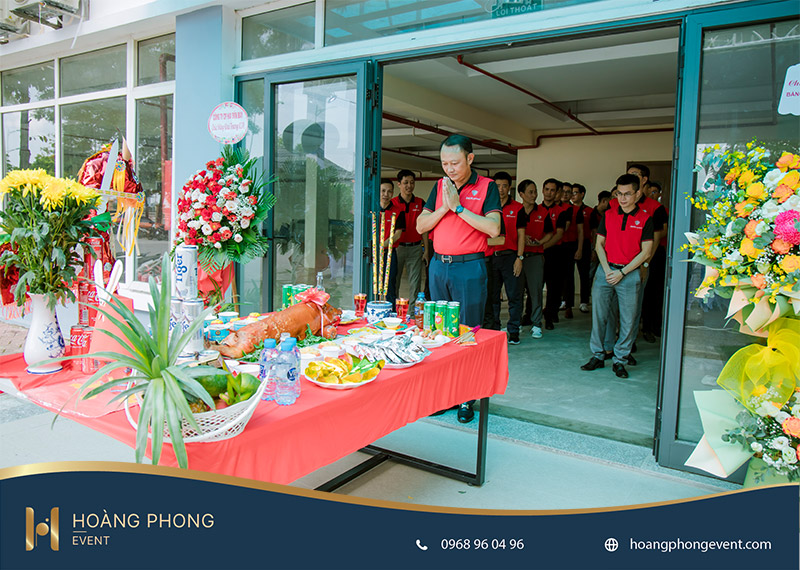 Lễ cúng khai trương nhà xưởng đơn giản