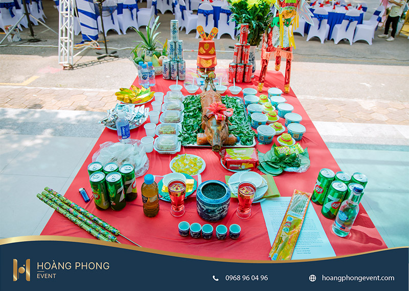 Lễ cúng khai trương nhà xưởng đơn giản
