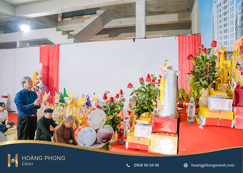 Lễ cúng khai trương nhà xưởng đơn giản
