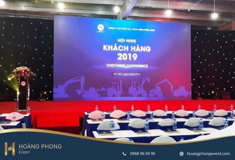 10+ mẫu backdrop hội nghị sang trọng | Hoàng Phong Event
