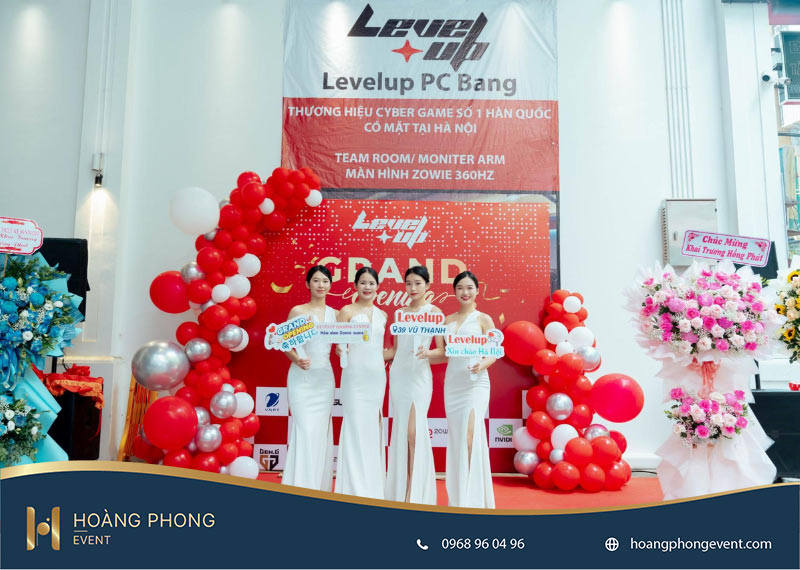 sự kiện khai trương Levelup PC Bang