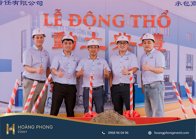 lễ khởi công động thổ kcn khai quang