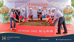 lễ khởi công động thổ kcn khai quang