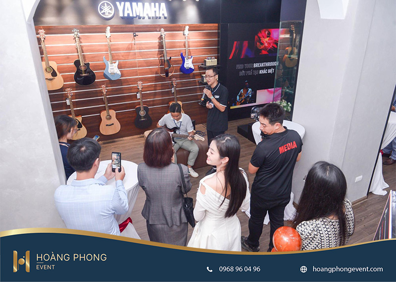 sự kiện lễ khai trương yamaha music square