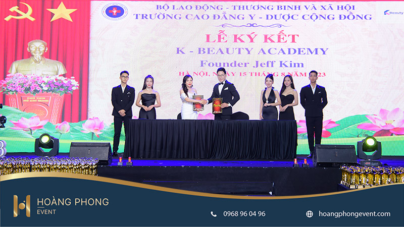 tổ chức lễ ký kết hợp tác chiến lược- hoàng phong event