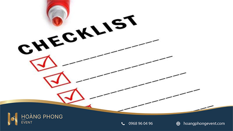 check list tổ chức lễ ký kết hợp tác