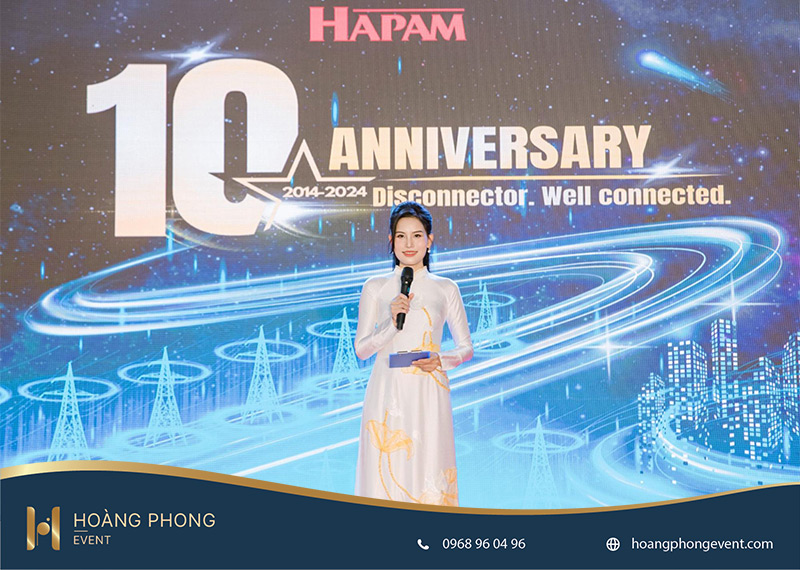 sự kiện kỷ niệm 10 năm thành lập công ty Hapma