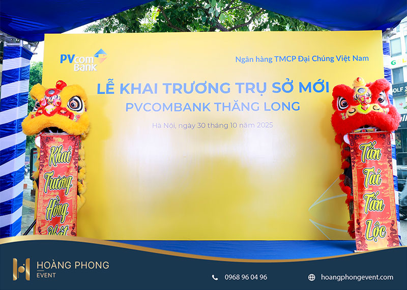 đơn vị tổ chức sự kiện khai trương ngân hàng