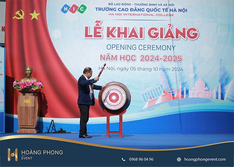 lễ khai giảng trường cao đẳng quốc tế hà nội