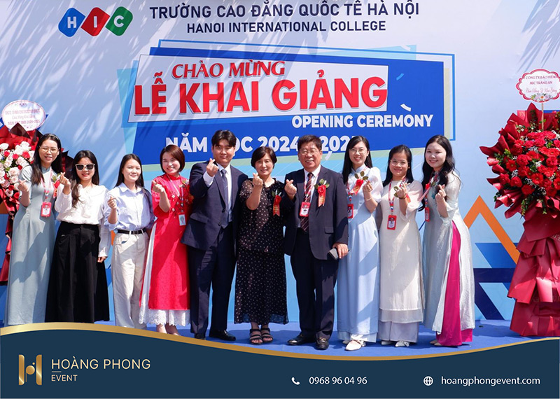 lễ khai giảng trường cao đẳng quốc tế hà nội