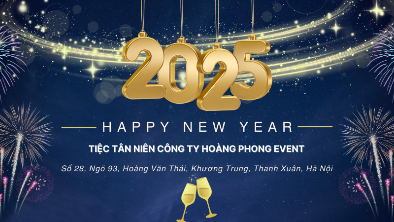 backdrop tiệc tân niên 2025