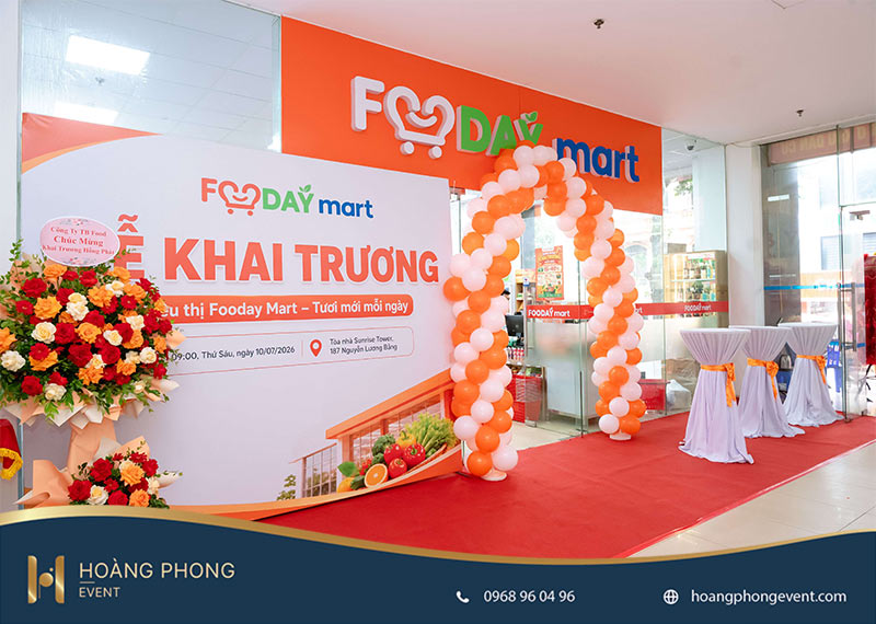 backdrop khai trương đẹp mắt