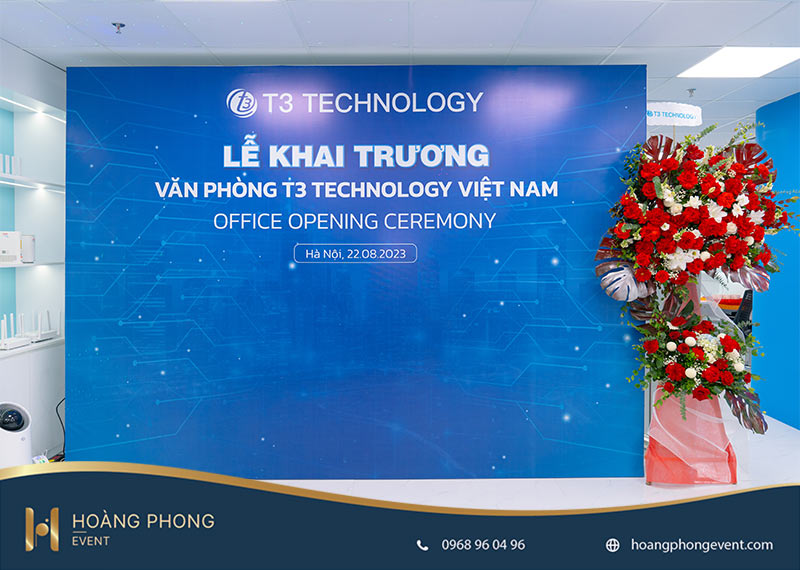 mẫu background khai trương sang trọng