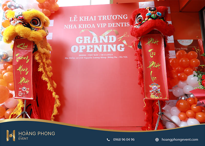 cho thuê backdrop khai trương