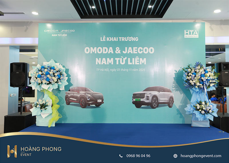 phông nền lễ khai trương