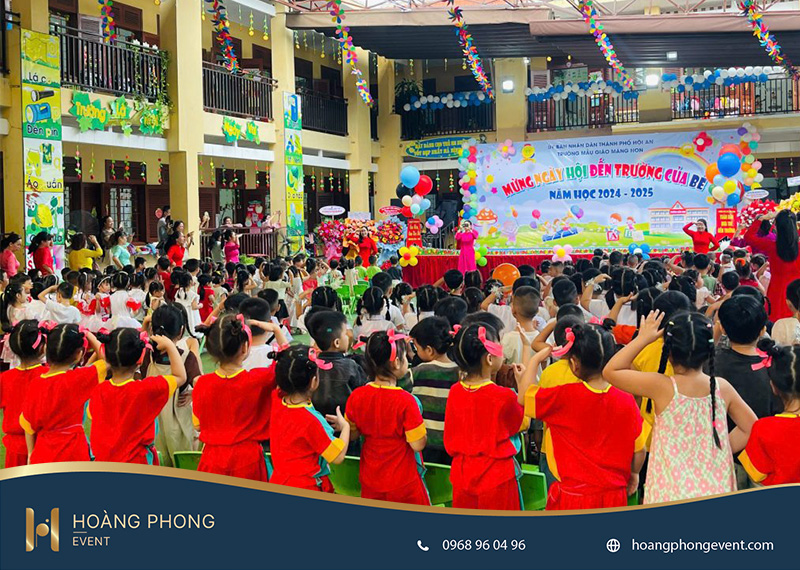 dịch vụ tổ chức lễ khai trương trường mầm non