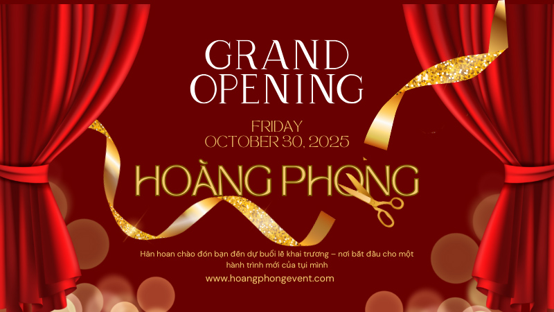 thiệp mời khai trương