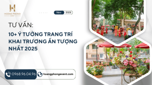 trang trí khai trương