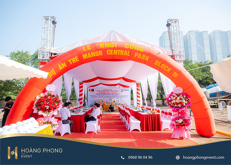 tổ chức lễ khởi công