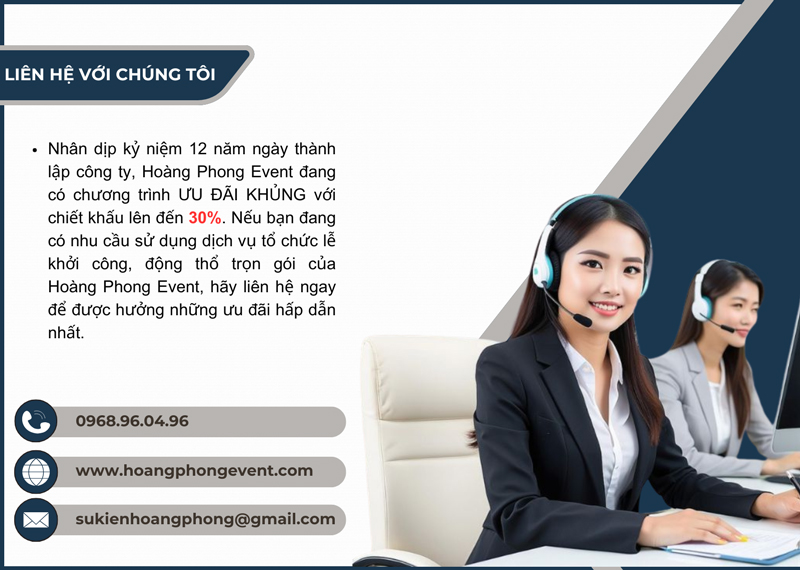 tổ chức lễ khởi công