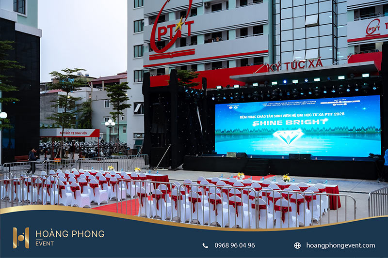 đêm nhạc shine bright chào tân sinh viên PTIT 2025