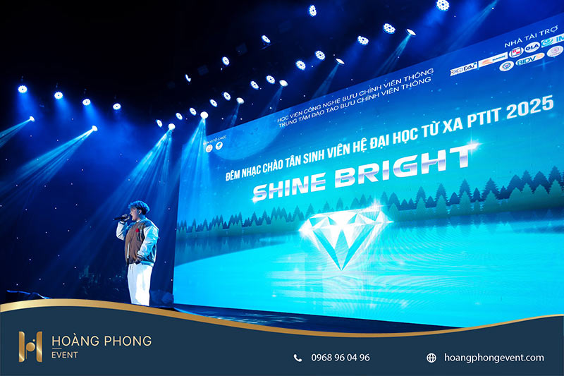 đêm nhạc shine bright chào tân sinh viên PTIT 2025