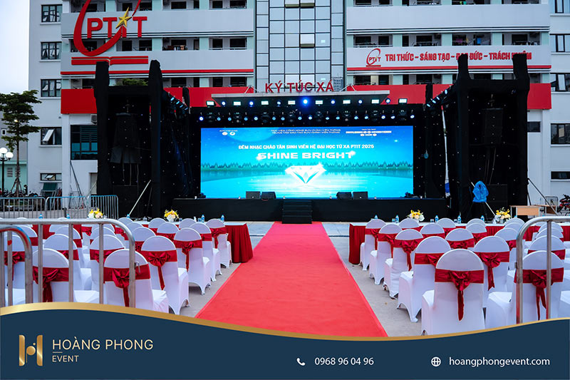 đêm nhạc shine bright chào tân sinh viên PTIT 2025