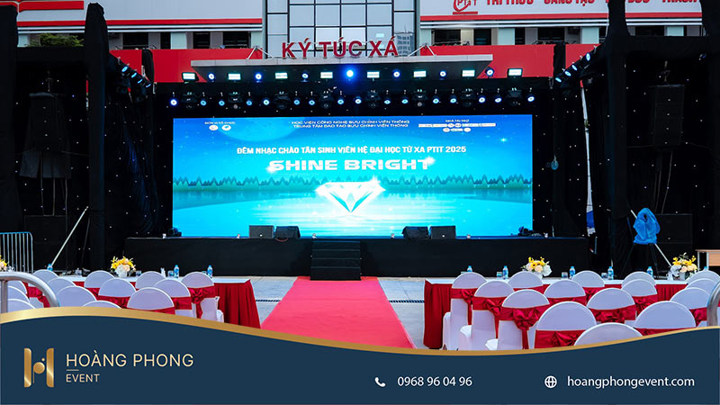 đêm nhạc shine bright chào tân sinh viên PTIT 2025