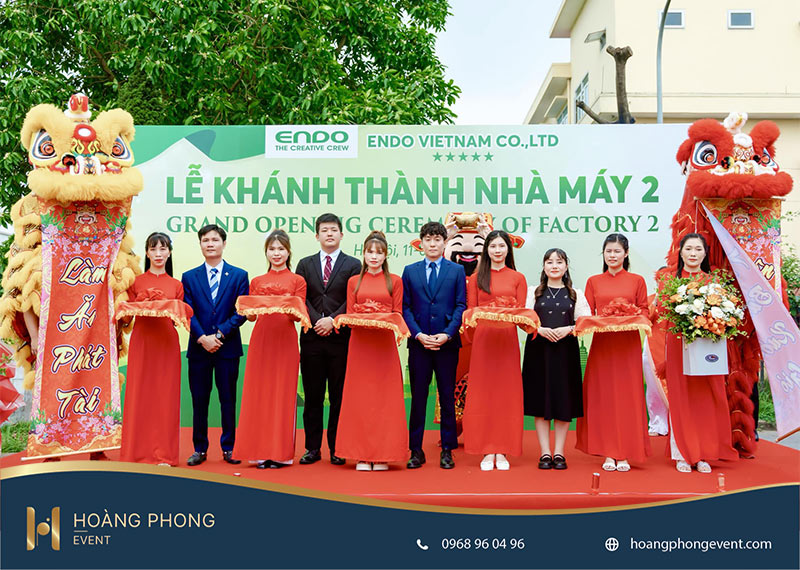 tổ chức lễ khánh thành