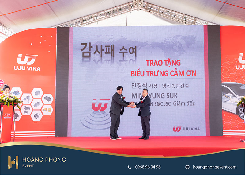 tổ chức lễ khánh thành