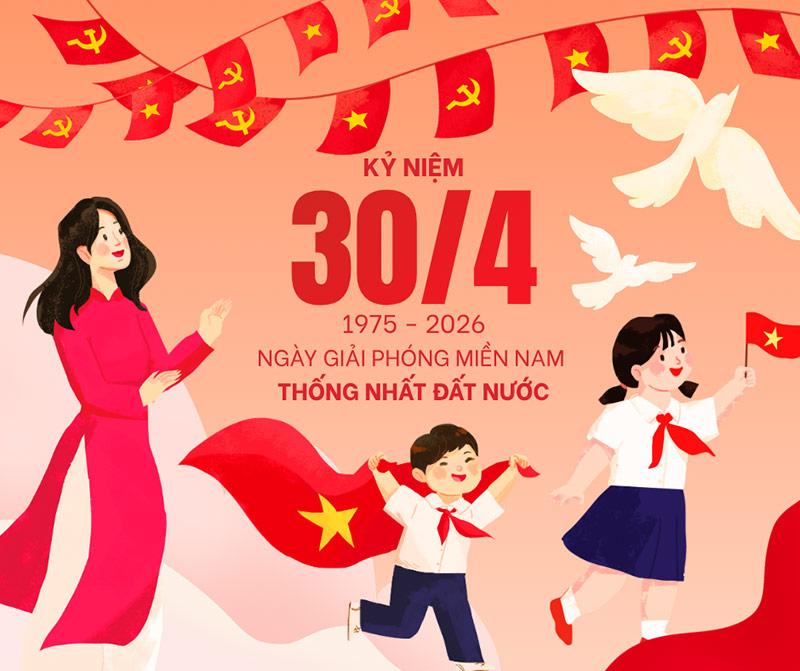Backdrop 30/4 2026 mới nhất