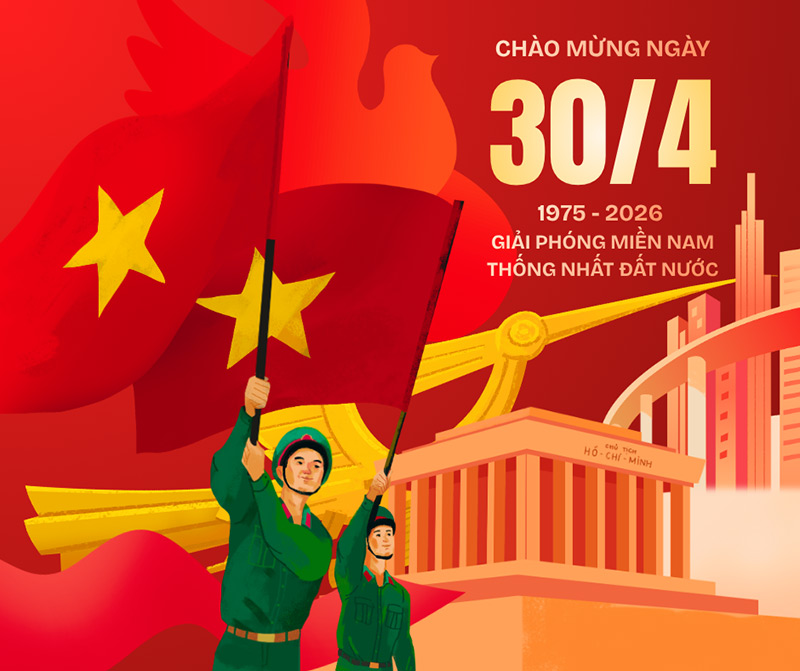 Backdrop 30/4 2026 thu hút