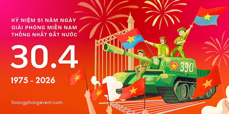 Backdrop 30/4 đẹp