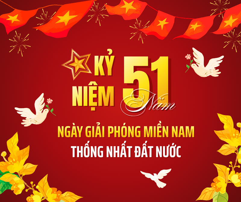 Backdrop 30/4 ấn tượng