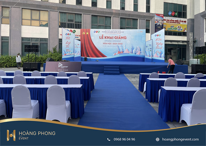 Giá cho thuê sân khấu sự kiện Hà Nội