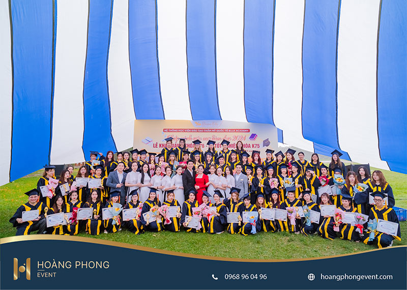 Trang trí sân khấu lễ bế giảng năm học hà nội