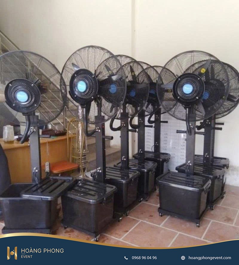 thuê quạt phun sương giá rẻ hà nội