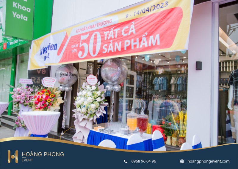 dịch vụ khai trương cửa hàng