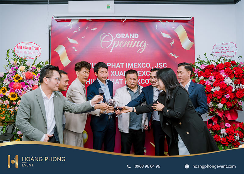 tổ chức lễ khai trương văn phòng mới