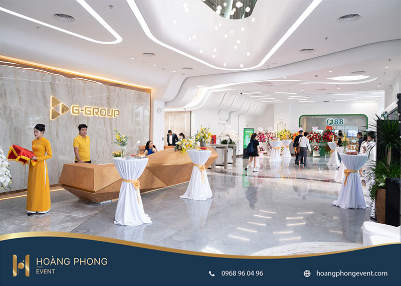 thiết kế thi công khai trương văn phòng mới